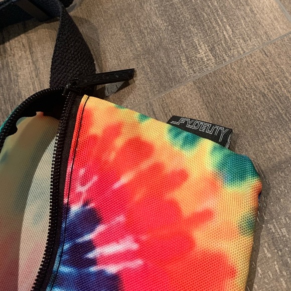 Rainbow Tie Dye Print Fanny Pack Waist Bag - Picture 10 of 10